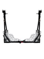 Agent Provocateur Bh met bloemenkant - Zwart - thumbnail