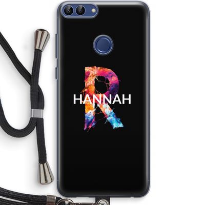 Abstract Spectrum: Huawei P Smart (2018) Transparant Hoesje met koord