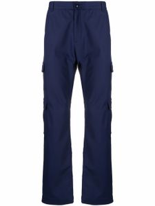 Martine Rose pantalon droit à poches cargo - Bleu