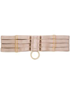 Bordelle Allegra strap garters - Tons neutres