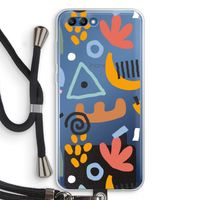 Abstract: Honor 10 Transparant Hoesje met koord