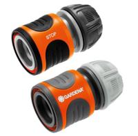 Gardena Slangaansluitset 1/2" - 5/8" E10 | Vorstbestendig & Auto Water Stop | 5 Jaar Garantie