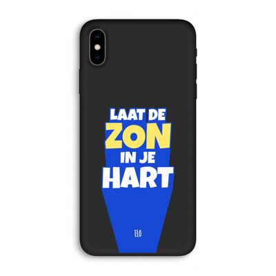Laat de zon in je hart: iPhone XS Max Biologisch afbreekbaar hoesje