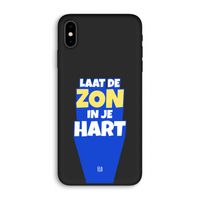 Laat de zon in je hart: iPhone XS Max Biologisch afbreekbaar hoesje