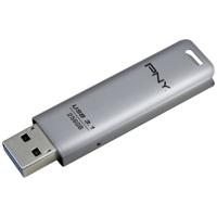 PNY Elite Steel USB-stick 256 GB Zilver FD256ESTEEL31G-EF USB-A 3.1 Gen 1