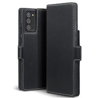 Qubits - slim wallet hoes - Samsung Galaxy Note 20 - Zwart