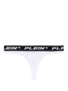 Philipp Plein strings à bande logo (lot de trois) - Blanc