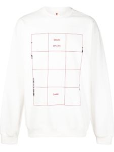 OAMC sweat à imprimé graphique - Blanc