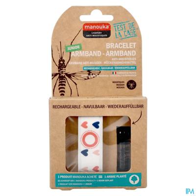Manouka Armband Kids A/muggen Hart