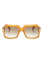 Cazal lunettes de soleil 607/3 à monture carrée - Orange