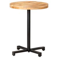 Bistrotafel rond Ø60x75 cm ruw mangohout