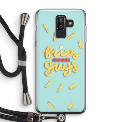 Always fries: Samsung Galaxy J8 (2018) Transparant Hoesje met koord
