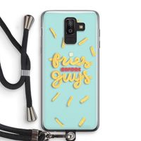 Always fries: Samsung Galaxy J8 (2018) Transparant Hoesje met koord