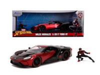 Spider-Man Diecast Model 1/24 2017 Ford GT Miles Morales - thumbnail