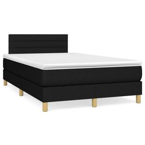 Boxspring met matras stof zwart 120x190 cm SKU: V3269781