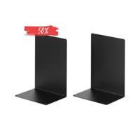 LIROdesign Boekensteun Zwart (set van 2 stuks)