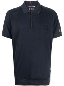 Tommy Hilfiger polo à logo embossé - Bleu