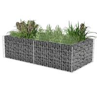 VidaXL Gabion plantenbak 180x90x50 cm gegalvaniseerd staal