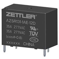 Zettler Electronics Zettler electronics Printrelais 24 V/DC 35 A 1x NO 1 stuk(s) - thumbnail