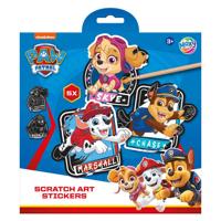 Creative Craft Group Scratch art stickers - paw patrol, 6dlg.