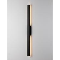 Lyora Strakke wandlampAneth zwart 104cm - 9923410