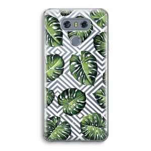Geometrische jungle: LG G6 Transparant Hoesje