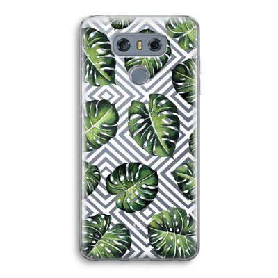 Geometrische jungle: LG G6 Transparant Hoesje
