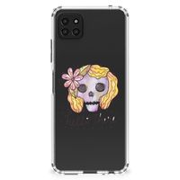 Extreme Case Samsung Galaxy A22 5G Boho Skull - thumbnail