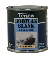 Bootlak blank hoogglans 0,25l verf/beits - tenco