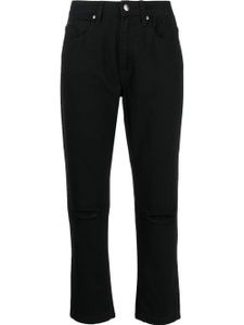 izzue pantalon court à coupe droite - Noir