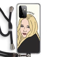 Mary Kate: Samsung Galaxy A72 5G Transparant Hoesje met koord