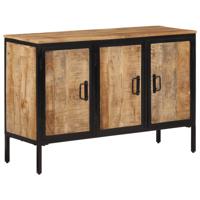 Dressoir 105x35x70 cm massief ruw mangohout - thumbnail