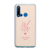 Where flowers bloom: Huawei P20 Lite (2019) Transparant Hoesje