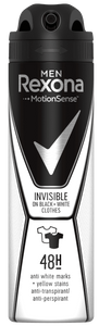 Rexona Men Invisible On Black + White Clothes Aerosol Anti-transpirant