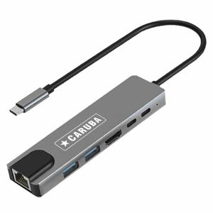 Caruba 6-in-1 USB-C Hub met Ethernet