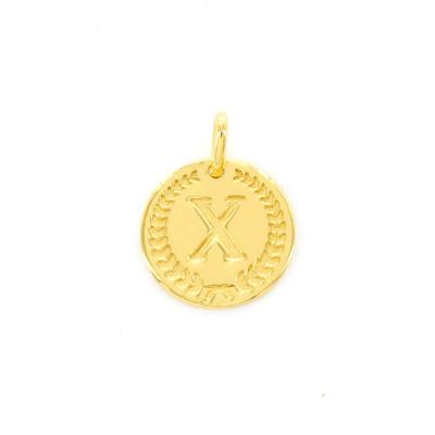 Imotionals Ronde Kettinghanger Letter X Goud