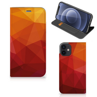 Stand Case voor iPhone 12 Mini Polygon Red
