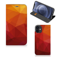 Stand Case voor iPhone 12 Mini Polygon Red - thumbnail