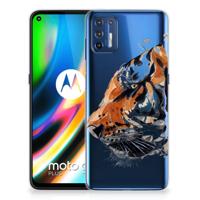 Smartphone hoesje Motorola Moto G9 Plus Watercolor Tiger