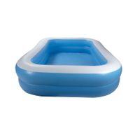 Bestway rechthoekig zwembad 175 x 262 cm blauw/wit   - - thumbnail