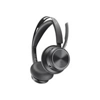 HP Poly Voyager Focus 2 On Ear headset Computer Bluetooth Stereo Zwart Noise Cancelling Headset