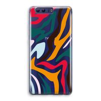 Colored Zebra: Honor 9 Transparant Hoesje