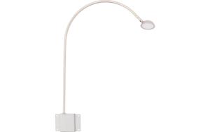 Goossens Verlichting Tbv Hoofdbord Light, Model h = chroom fix schotel (set van 2 stuks) led