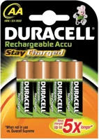 Duracell oplaadbare AA batterijen 4 stuks