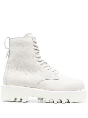 Furla bottes Rita à lacets - Tons neutres