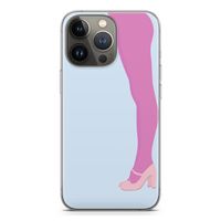 Pink panty: iPhone 13 Pro Transparant Hoesje