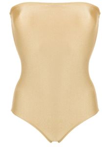 Adriana Degreas maillot de bain bandeau Timeless métallisé - Vert