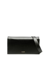 Jil Sander logo-debossed leather shoulder bag - Noir - thumbnail