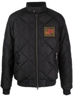 Barbour veste matelassée à patch logo - Noir