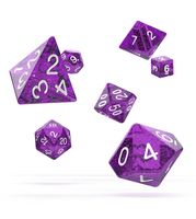 Oakie Doakie Dice RPG Set Speckled - Purple (7) - thumbnail